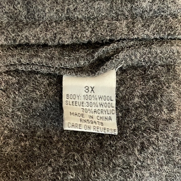 Carole Little wool grey cardigan with zipper - Picture 8 of 8